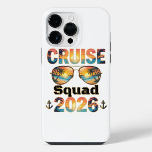 Cruise Squad 2026 - Retro Sunset iPhone 14 Pro Max Case
