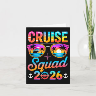 Cruise Squad 2026 Summer Family Matching Trip Card