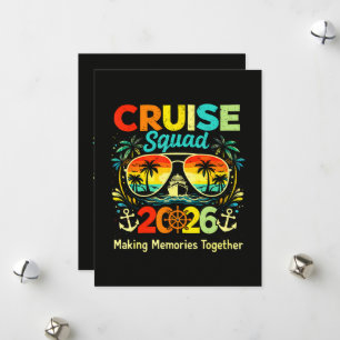 Cruise Squad 2026 Summer Vacation Holiday Card