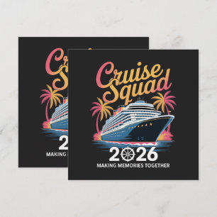 Cruise Squad 2026 Summer Vacation Invitation