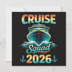 Cruise Squad 2026 – Summer Vacation Invitation