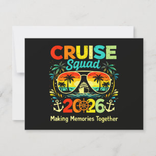 Cruise Squad 2026 Summer Vacation Invitation