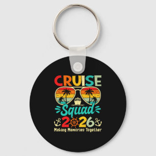 Cruise Squad 2026 Summer Vacation Matching Family Key Ring