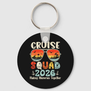 Cruise Squad 2026 Summer Vacation Matching Family Key Ring