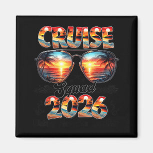 Cruise Squad 2026 Summer Vacation Matching Family Magnet