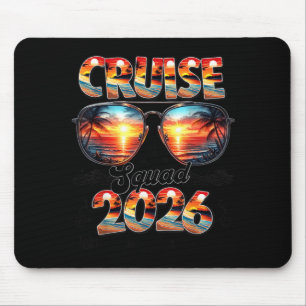 Cruise Squad 2026 Summer Vacation Matching Family Mouse Pad
