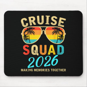 Cruise Squad 2026 Summer Vacation Matching Family Mouse Pad