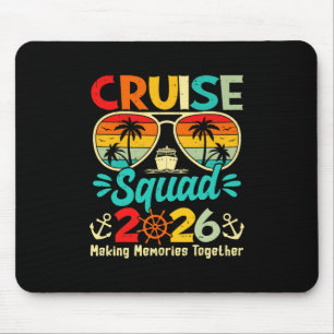 Cruise Squad 2026 Summer Vacation Matching Family Mouse Pad