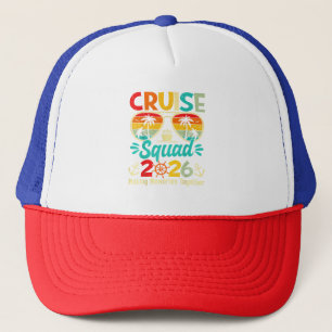 Cruise Squad 2026 Summer Vacation Matching Family  Trucker Hat