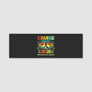 Cruise Squad 2026 Summer Vacation Name Tag
