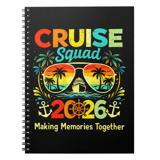 Cruise Squad 2026 Summer Vacation Notebook (Front)