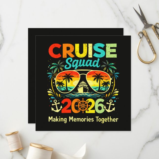 Cruise Squad 2026 Summer Vacation Program (Front/Back In Situ)