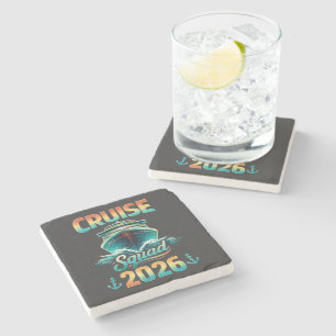 Cruise Squad 2026 – Summer Vacation Stone Coaster