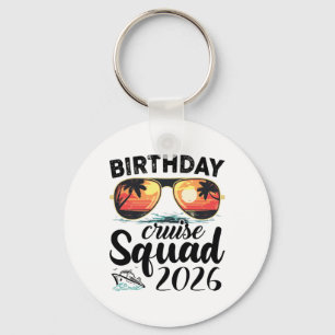Cruise Squad 2026 Summer Vacation Trip Group Match Key Ring