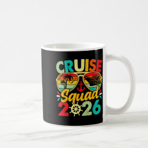 Cruise Squad 2026 Summer Vacation Vintage Matching Coffee Mug