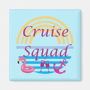 Cruise Squad Door Magnet