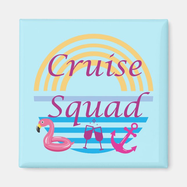 Cruise Squad Door Magnet (Front)