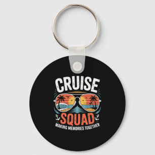 Cruise Squad Family Group Matching Summer Cruise V Key Ring
