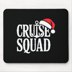 Cruise Squad Festive Srit Nautical Lovers Christma Mouse Pad