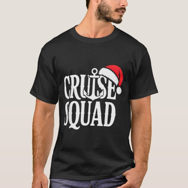 Cruise Squad Festive Srit Nautical Lovers Christma T-Shirt (Front)