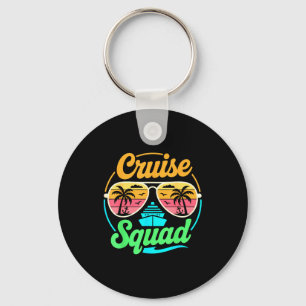 Cruise squad shirt matching family vacation men key ring