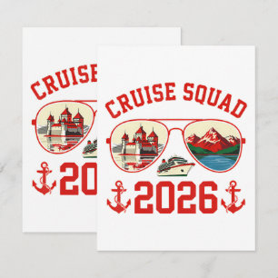 Cruise Squad Switzerland Vacation Trip 2026 Card