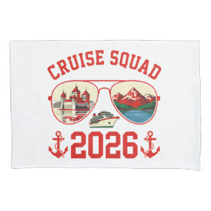Cruise Squad Switzerland Vacation Trip 2026 Pillowcase