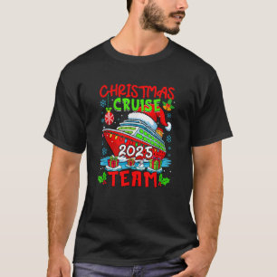 Cruise Team 2025 Christmas Santa Cruise Ship Colou T-Shirt