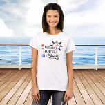 Cruise This Week I Don't Give a Ship Funny T-Shirt<br><div class="desc">This design was created though digital art. You may change the style of this shirt by choosing More > under the style option. It may be personalised by clicking the customise button and changing the colour, adding a name, initials or your favourite words. Contact me at colorflowcreations@gmail.com if you with...</div>