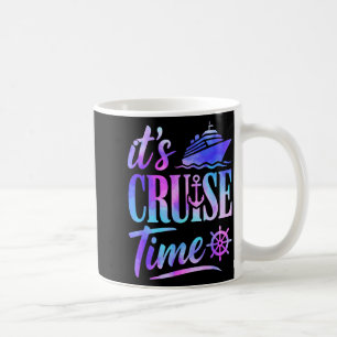 Cruise time watercolor cruising family vacation ar coffee mug