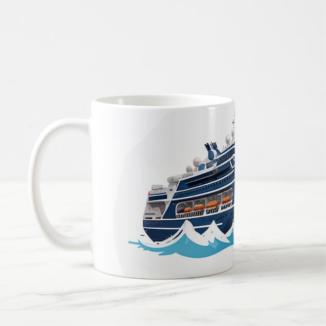 Cruise to Adventure Coffee Mug (Left)