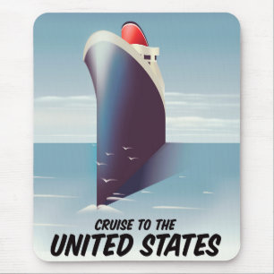 Cruise to the United states Mouse Pad