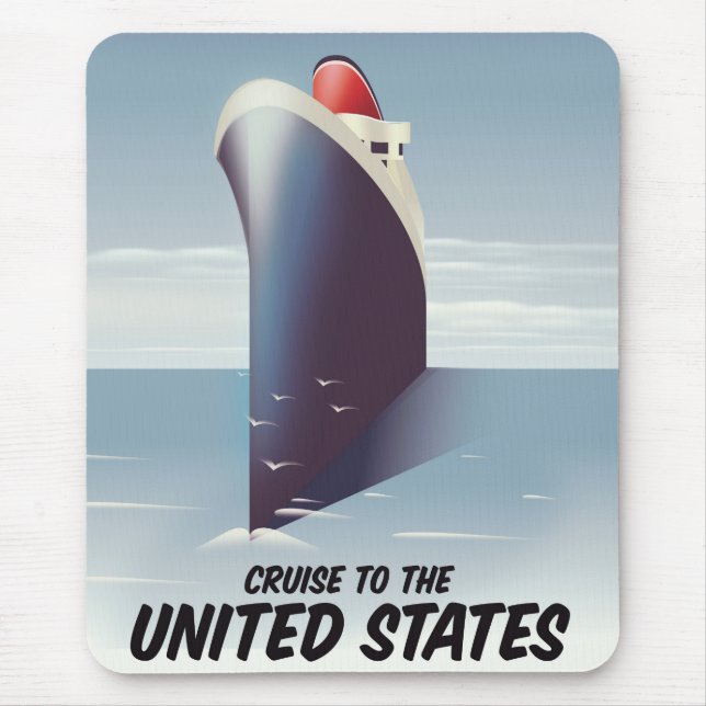 Cruise to the United states Mouse Pad (Front)