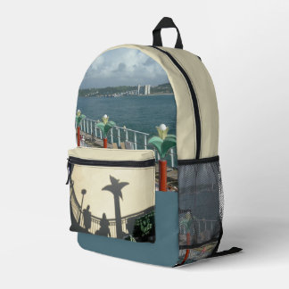 Cruise Trip All over Printed Backpack