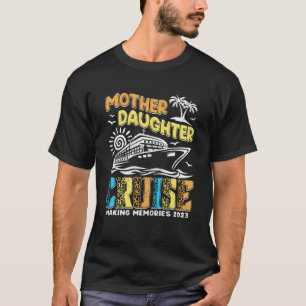 Cruise Trip Mother Daughter Cruise Ship Trip Leopa T-Shirt