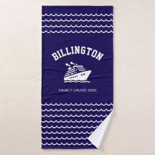 Cruise Vacation Beach Towel – Family Reunion Match