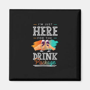 Cruise Vacation Funny Drinking Tail Party Shirt 1 Magnet