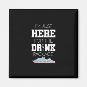 Cruise Vacation Funny Drinking Tail Party Shirt 2  Magnet