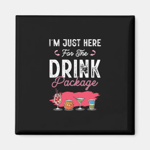 Cruise Vacation Funny Drinking Tail Party Shirt 7 Magnet