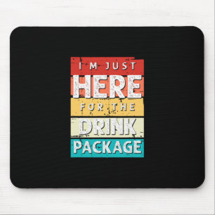 Cruise Vacation Funny Drinking Tail Party Shirt 9  Mouse Pad