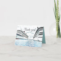 Cruise Vacation | Nautical Thank You