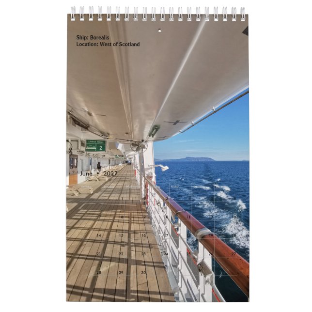 Cruise views calendar (Jun 2027)