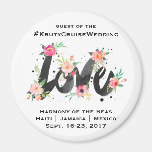 Cruise Wedding Door Magnet
