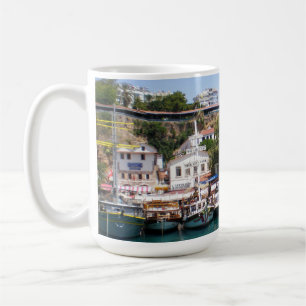 Cruise yachts near the port of Antalya Coffee Mug