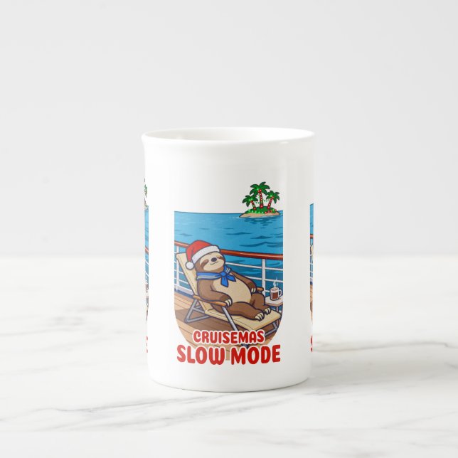 Cruisemas Slow Mode Bone China Mug (Front)