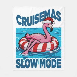 Cruisemas Slow Mode Fleece Blanket