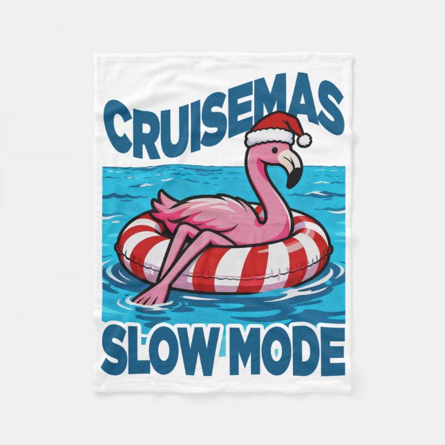 Cruisemas Slow Mode Fleece Blanket (Front)