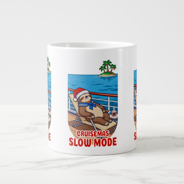 Cruisemas Slow Mode Large Coffee Mug (Front)