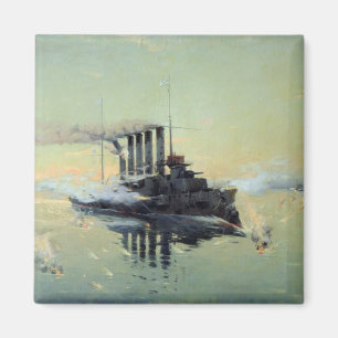Cruiser Askold fighting Magnet