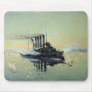 Cruiser Askold fighting Mouse Pad